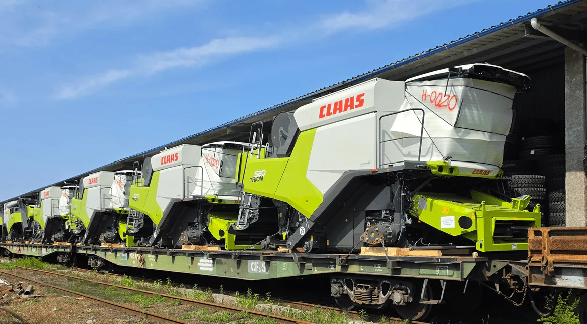 M&auml;hdrescher-Transport nach Taschkent: Der lange Weg &uuml;ber den Kaukasus